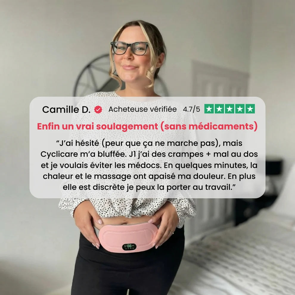 Hélya – Ceinture chauffante et massante pour les règles
